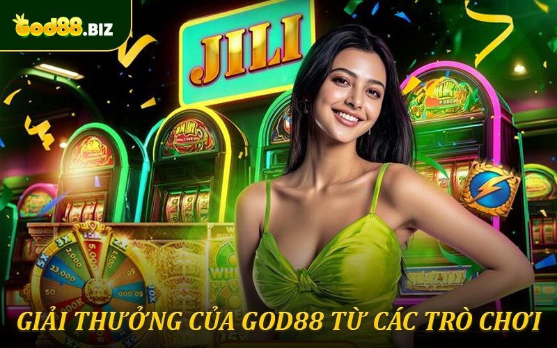 Giải thưởng của God88 nhờ hệ thống game hấp dẫn